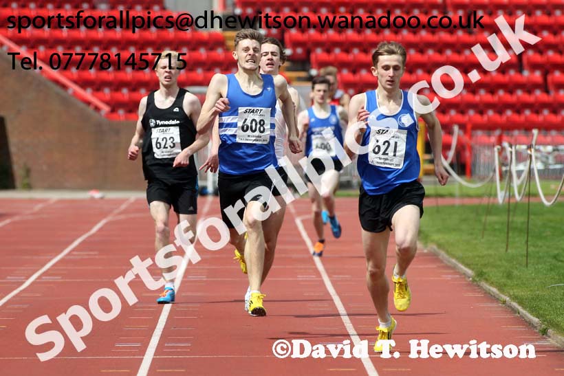 Mens under-20s, North East Track and Field Champs., Gateshead. Photo: David T. Hewitson/Sports for All Pics